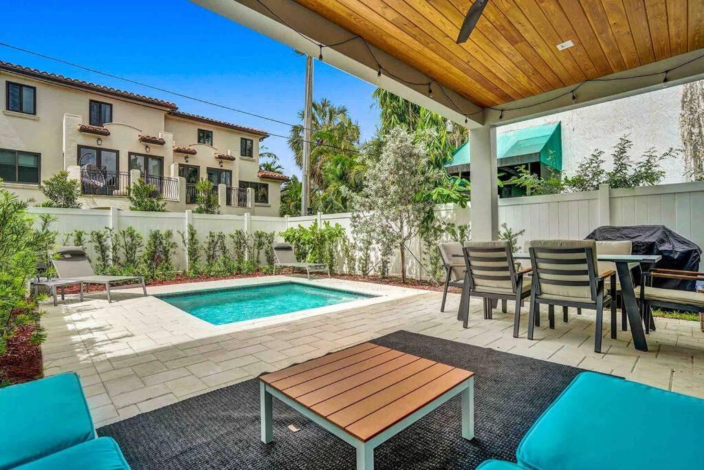 Luxury Paradise Walk To Las Olas -5 Mins To Beach 劳德代尔堡 外观 照片